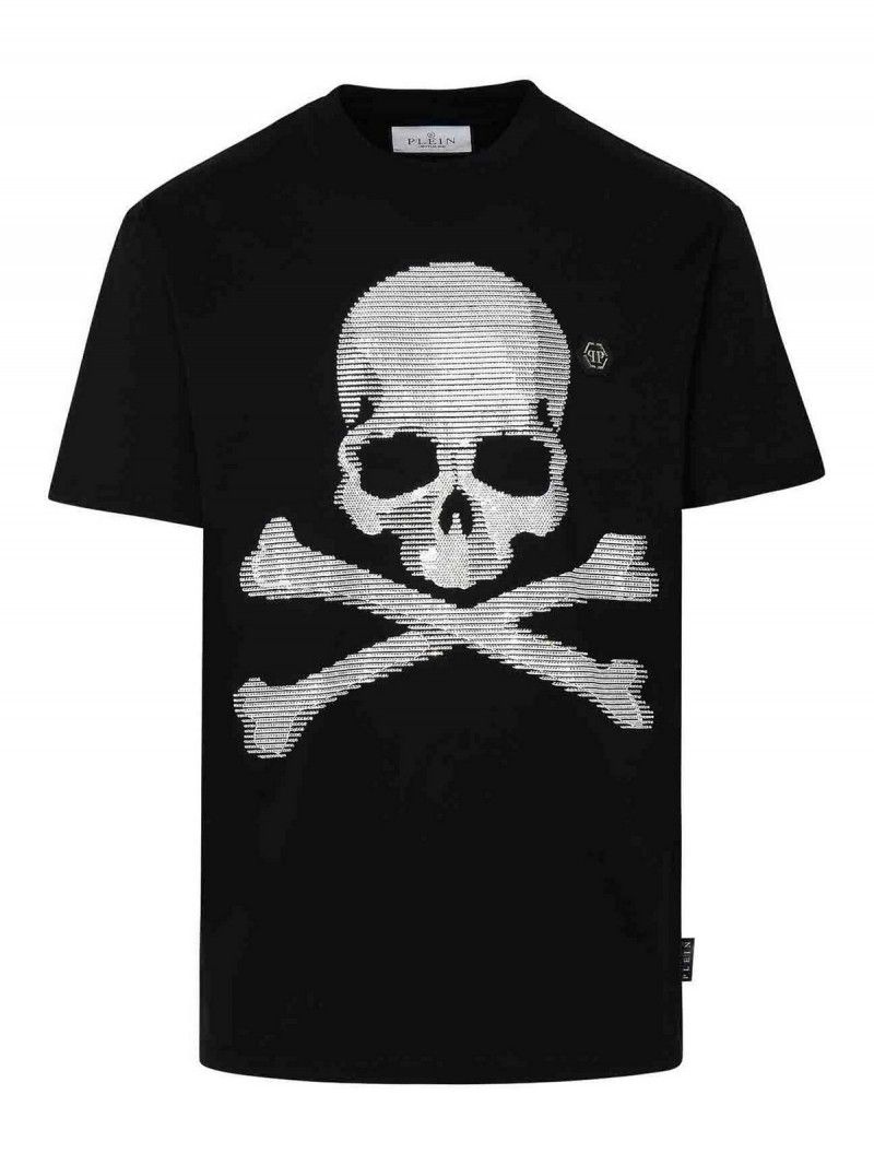피닉스 23FW 필립플레인 T-셔츠 skull&bones FACCMTK6188PJY002N02