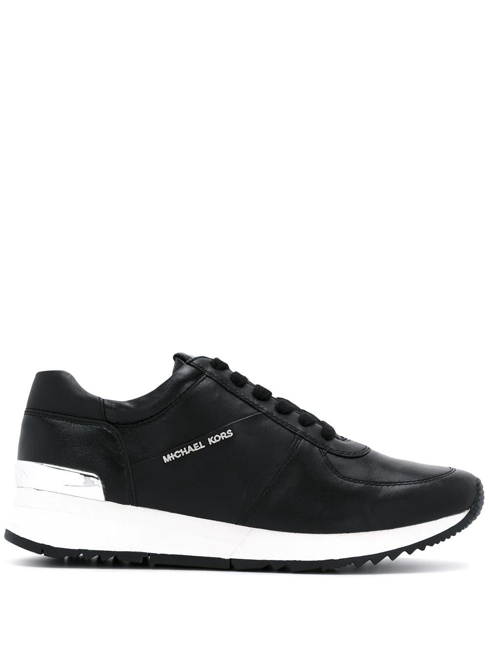 24FW 마이클코어스 Sneaker Allie in pelle nera 43R5ALFP3L001