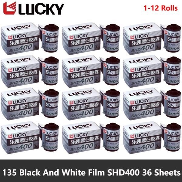 1/3/5/10 롤 CH LUCKY 135 흑백 필름 SHD400