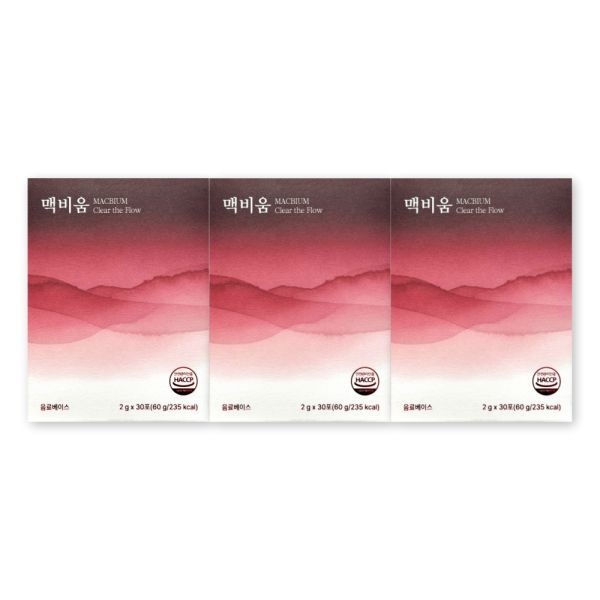 맥비움 2g X 30포 3박스 경성건강원 나토균 홍국 항산화 영양제