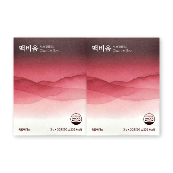 맥비움 2g X 30포 2박스 경성건강원 나토균 홍국 항산화 영양제
