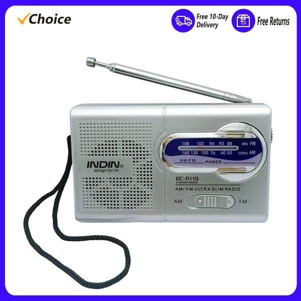 D BC-R119 M/FM 라디오 듀얼 미니 수신기 휴대용 플레이어