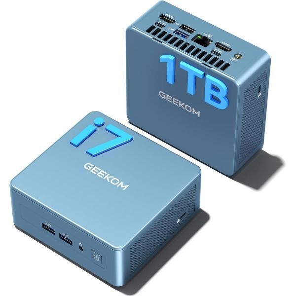 [해외] GEEKOM 미니 PC IT12 인텔 NUC12 대안 중 베스트 3년 품질 보증 12세대 i7 1280P 컴퓨터 32GB RAM 1TB NVMe SSD 윈도우 11 Pro 데스