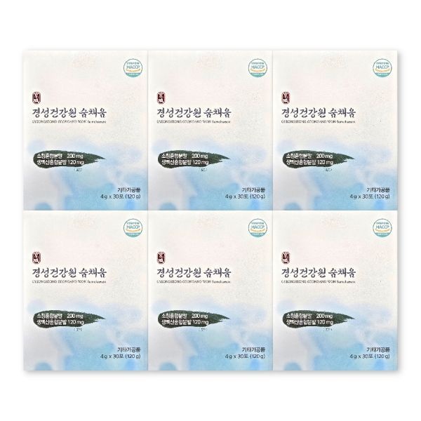 경성 숨채움 4g X 30포 6박스 경성건강원 소청혼합 생맥산혼합