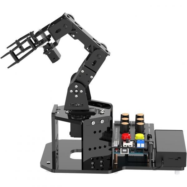 [해외] Arduino 5DOF 축 AI 스마트 로봇 팔 오픈 소스 STEM 교육용 빌딩 공학 엔지니어링 키트 과학 코딩 프로그래밍 세트 miniAr
