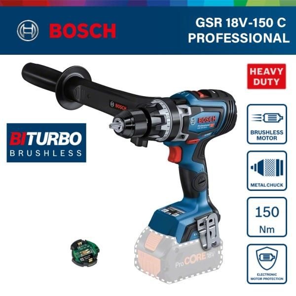 Bosch BITURBO Pressil GSR18V-150C 브러시리스