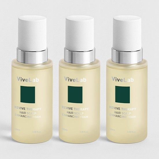 리바이브 테라피 헤어 스칼프 인핸싱 폼 두피 영양제 에센스 100ml 3 SET