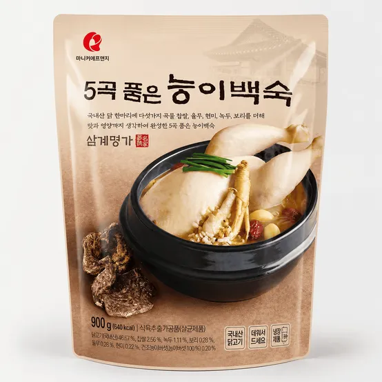 마니커 5곡품은 능이백숙 900g 영양탕 보양식 복날영양식