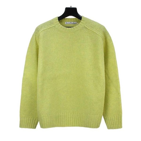 Acne 아크네 스튜디오 [아크네 스튜디오] 여성 울 니트 A60192 LEMON YELLOW [ANC164ly]