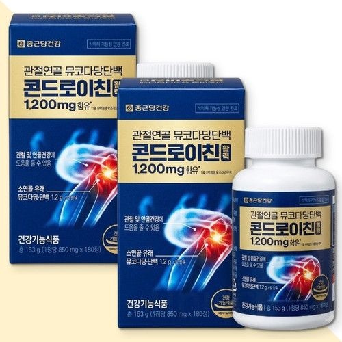 종근당건강 관절 연골 뮤코다당단백 콘드로이친 활력 2박스