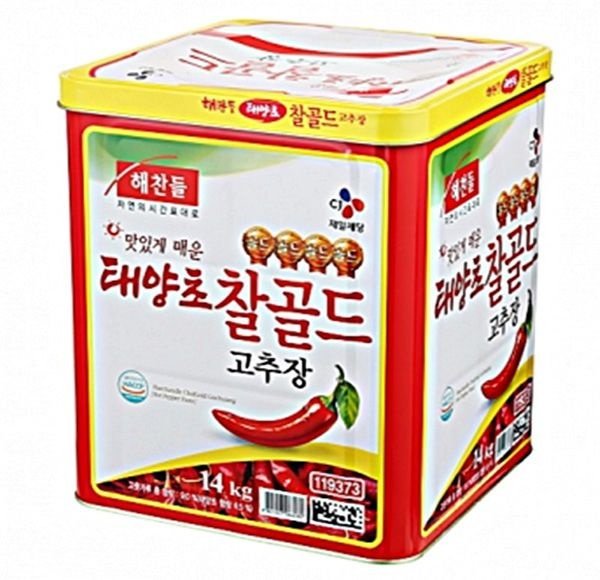 해찬들 태양초 고추장 찰골드 14KG