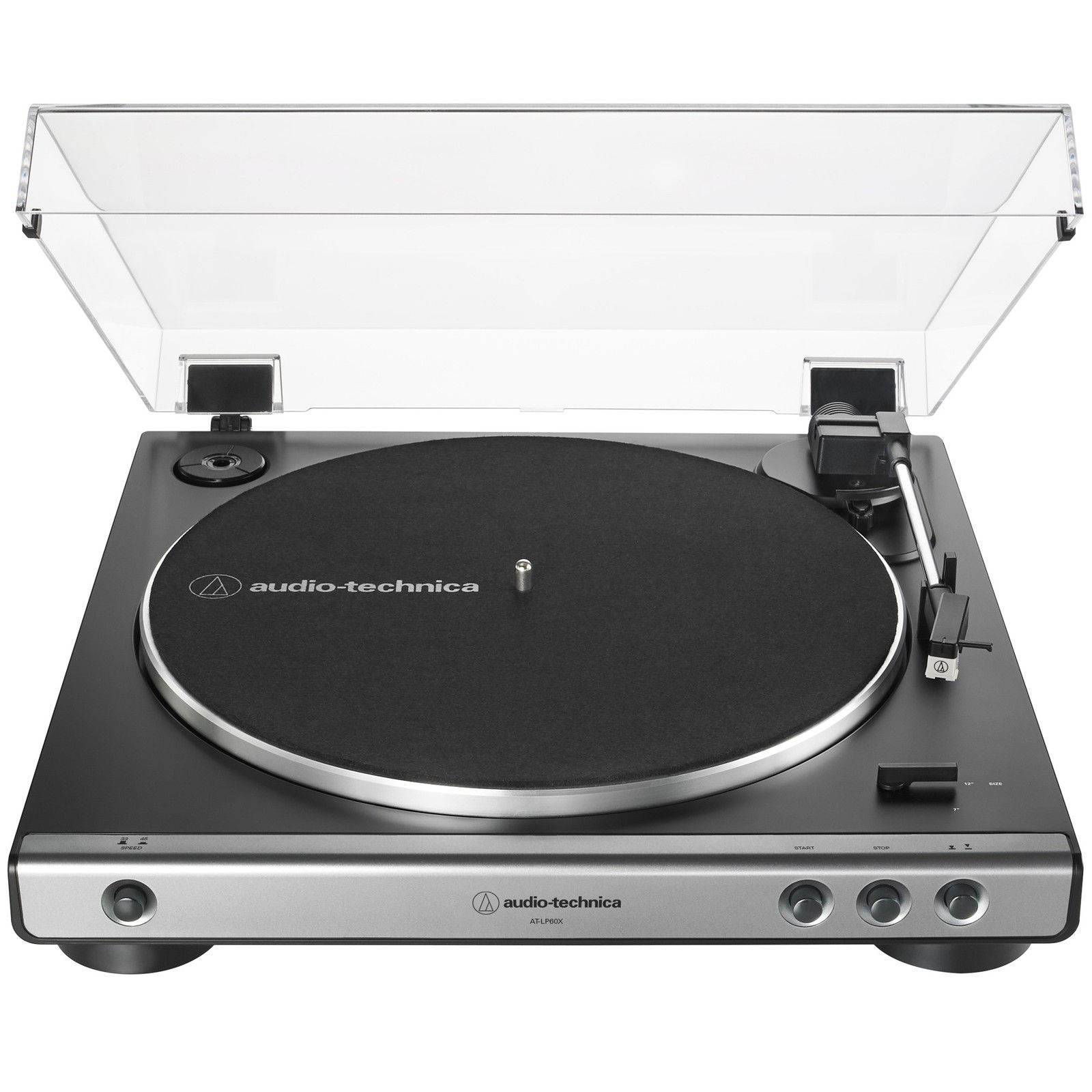 오디오 테크니카 AT-LP60X-GM 전자동 벨트 구동 턴테이블 33⅓ 및 45 RPM 1004863
