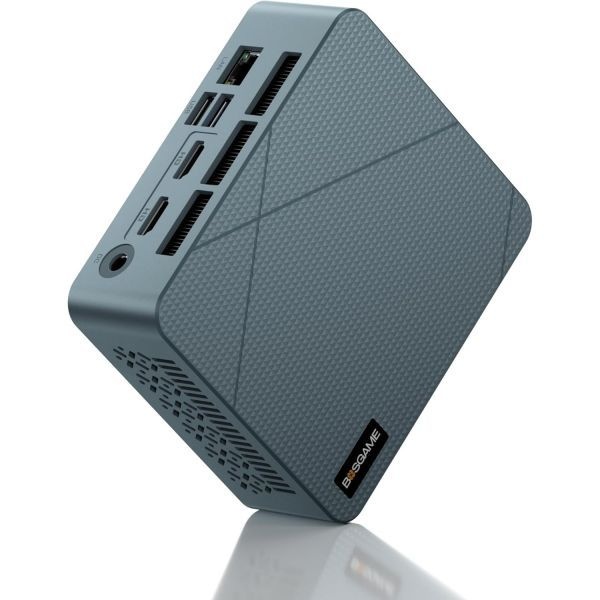 BOSGAME [해외] AMD Ryzen 5 3550H 16GB RAM 512GB NVMe SSD USB C 듀얼 HDMI를 통한 트리플 디스플레이 기가비트 이더넷 비즈니스 사무실 학교