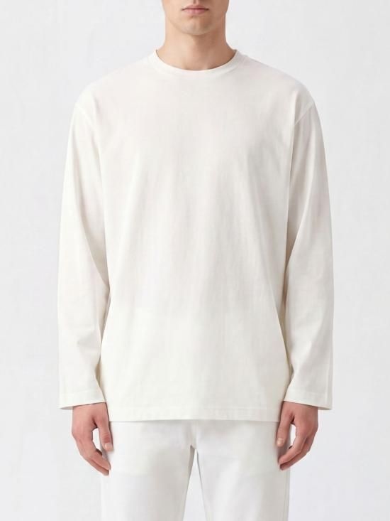 [해외] 26SS 와이즈 요지 야마모토 긴팔 티셔츠 MKT42076 1 White