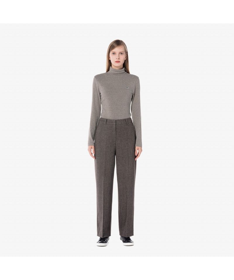 LACOSTE <매장정품> 라코스테 LACOSTE 여성 릴랙스핏 슬랙스 HF501E-54N SHI HF501E-54NSHI 456827