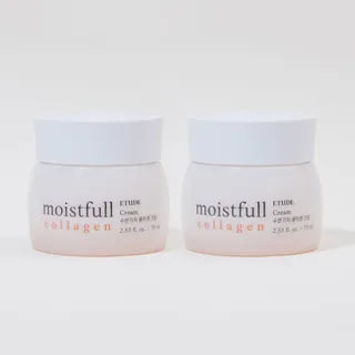 에뛰드 [2개] 수분가득 콜라겐 크림 75ml x 2개 /탱글 촉촉 수분크림