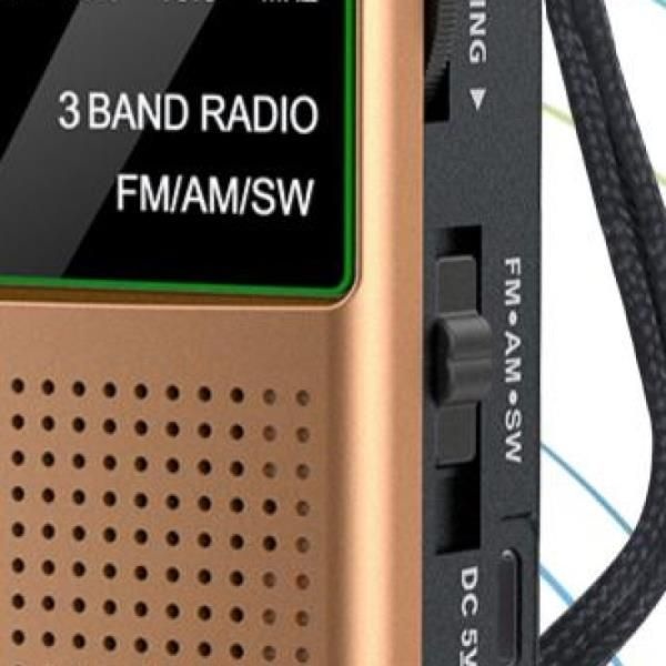 포켓 미니 라디오 M/FM/SW 휴대용 배터리 충전식 유선 이어폰 연결