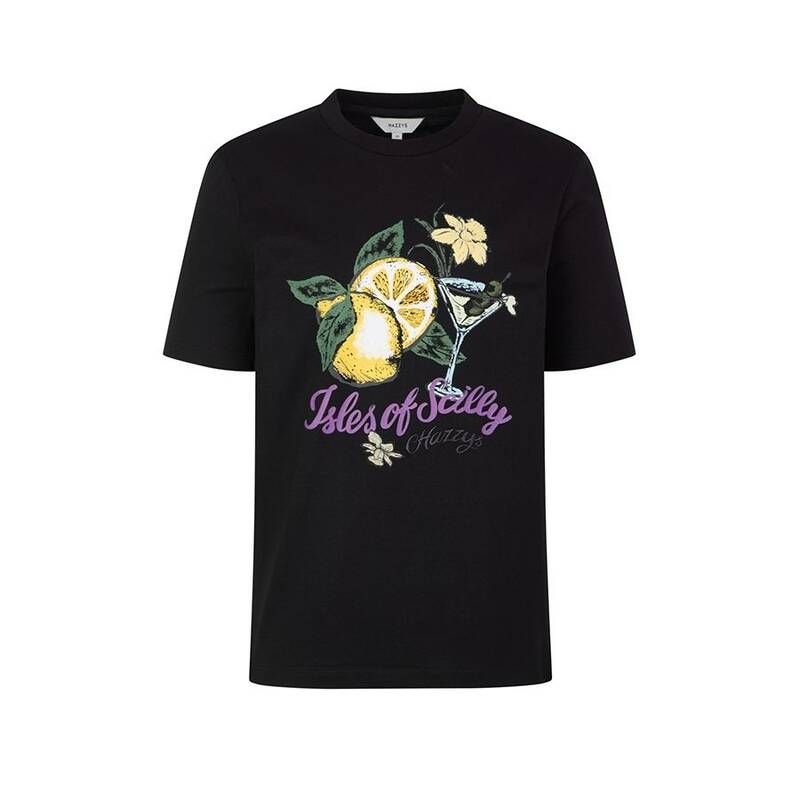 <매장정품> HAZZYS 헤지스 레귤러핏 Scilly 그래픽 반팔 티셔츠 HSTS6B404 HSTS6B404-EIC 1898445