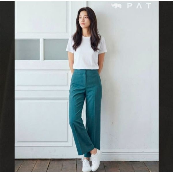 [피에이티 (패플)] [피에이티]여성 세미와이드 팬츠 1L41694_HDD