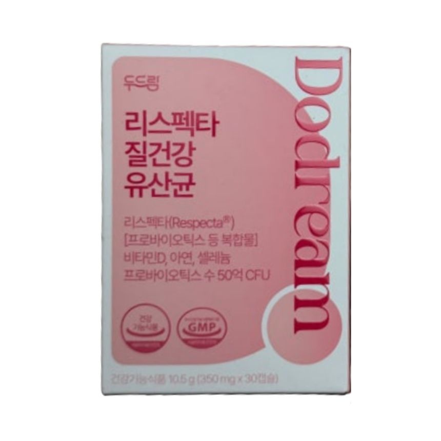두드림 리스펙타 질 건강 생유산균 30캡슐 6박스