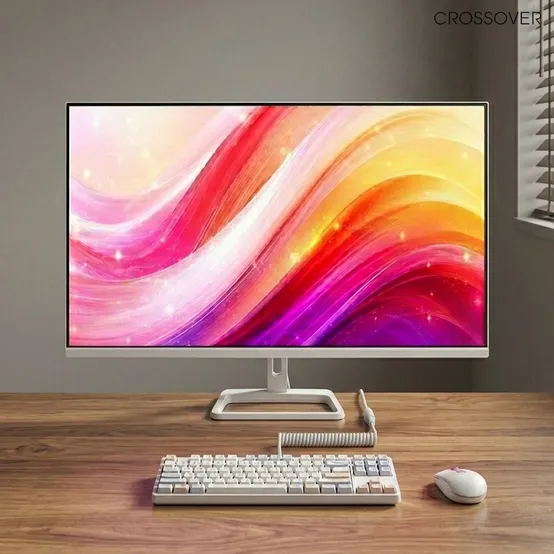 크로스오버 32QV9 WQHD USB-C 화이트 81cm 100Hz 고화질 사무용 게이밍 컴퓨터 모니터 무결점