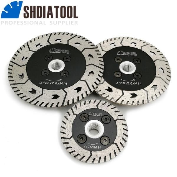 SHDIOL 1pc 75-230 다이아몬드 톱 블레이드 양면 M14