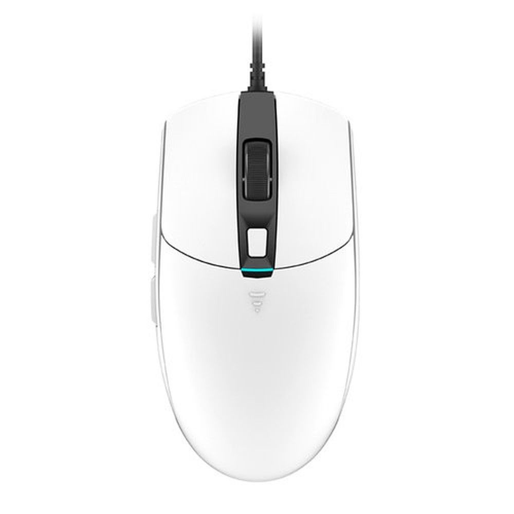 앱코 HACKER A250 게이밍 마우스 유선 LED 3000DPI 화이트