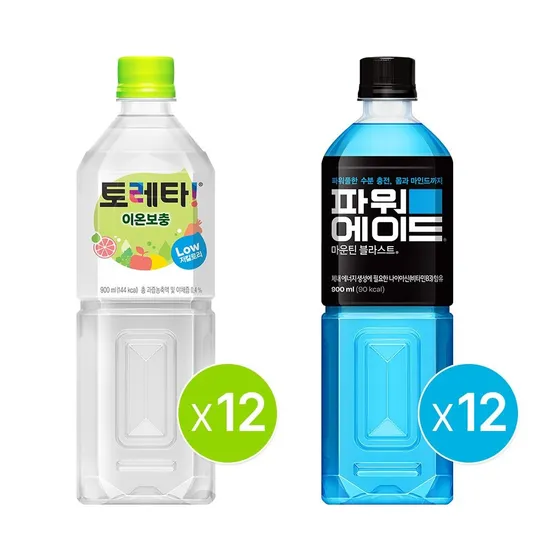 (본사직영)토레타 900mlPET 12개+파워 마운틴블라스트 900PET 12개_분리배송