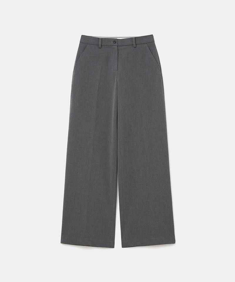 <매장정품> 유니폼브릿지 UNIFORM BRIDGE wide slacks(womens) grey UB2578PT404MGY 307379