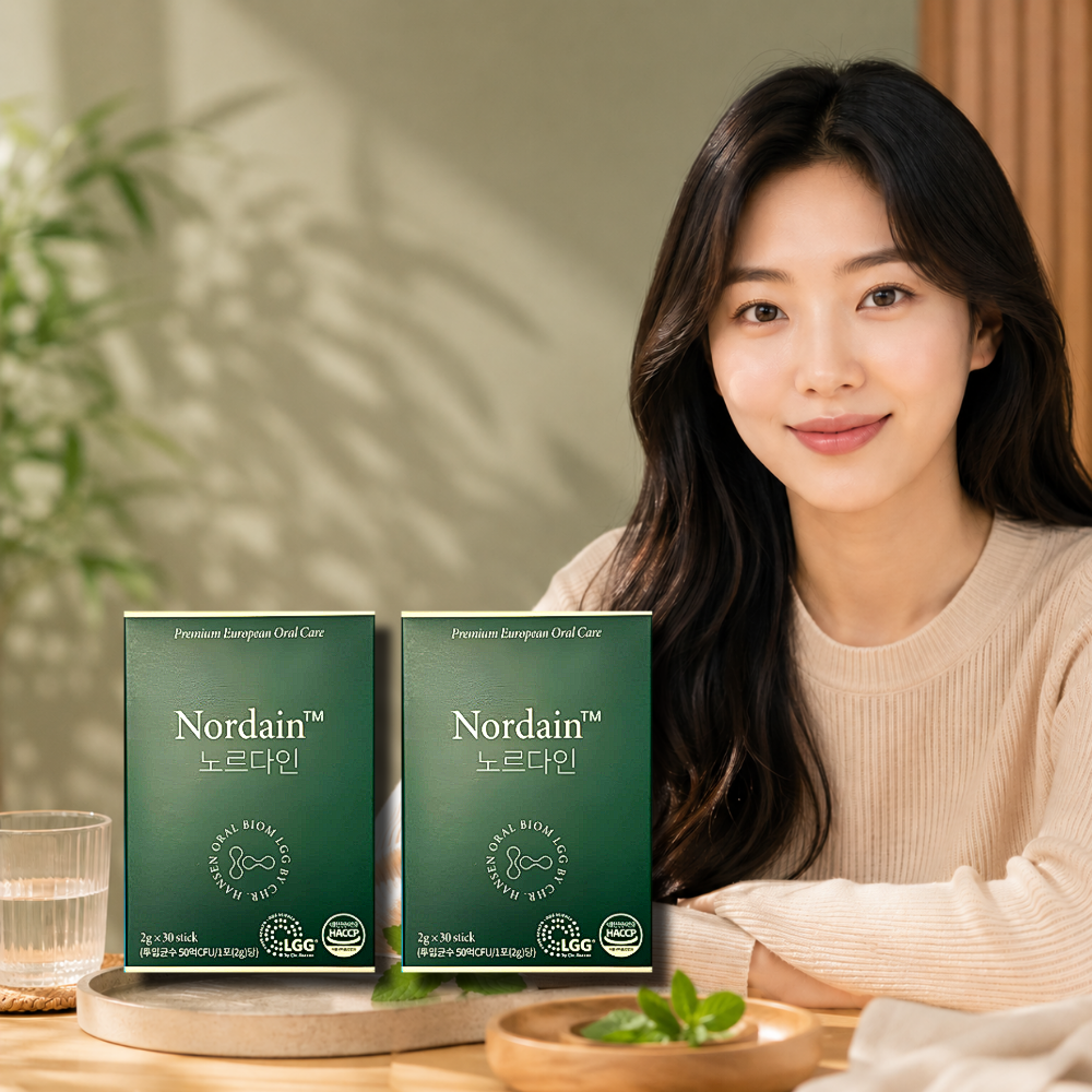 노르다인 구강유산균 효과 30포, 2개