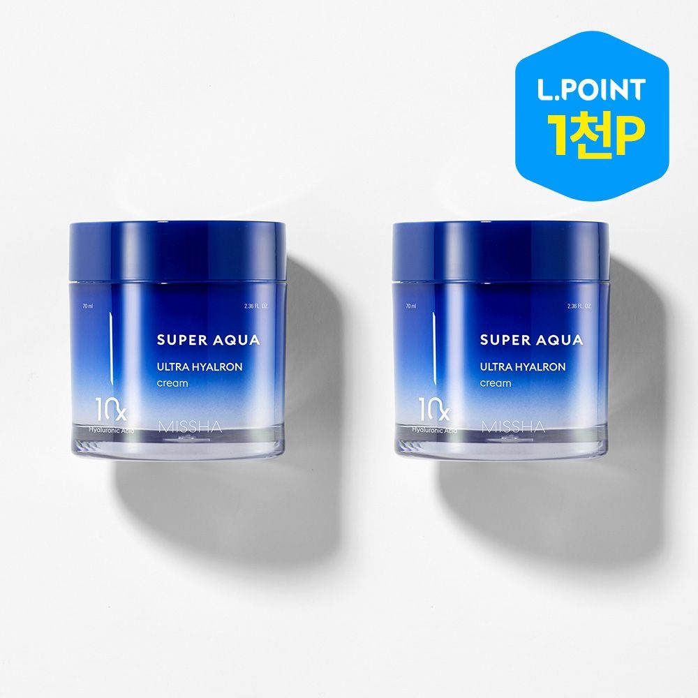 미샤 [미샤] 수퍼아쿠아 울트라 히알론 크림 70ml 2개 SET