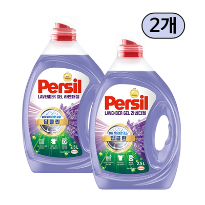 퍼실 딥클린 마이크로효소 라벤더젤 겸용 액체세제 2.5L x 2개 온을마켓
