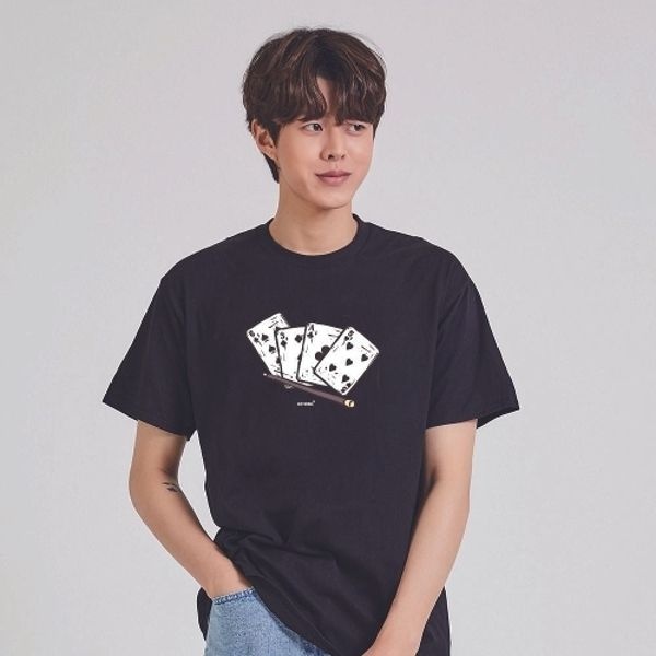 키밍 할로윈 포커 데일리반팔티 그래픽티셔츠