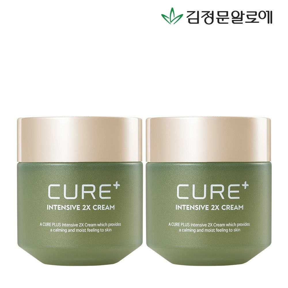 김정문알로에 [김정문알로에 본사직영] 큐어 인텐시브 2X크림 50g 2개
