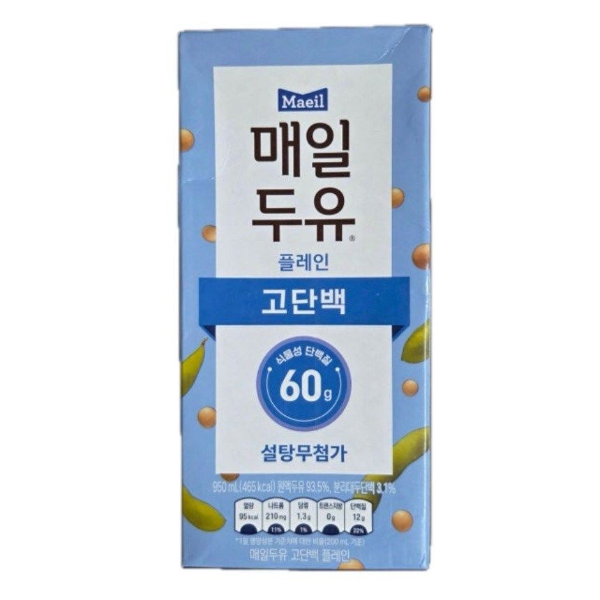 매일두유 고단백 플레인 저당두유 950ml 10팩