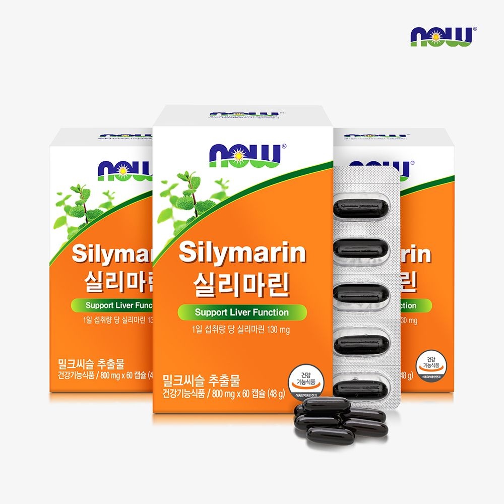 나우푸드 [나우푸드코리아] 나우푸드 실리마린 60캡슐 3박스 6개월분