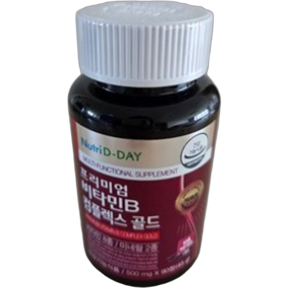 뉴트리디데이 프리미엄 비타민B 컴플렉스 골드 90정 1개