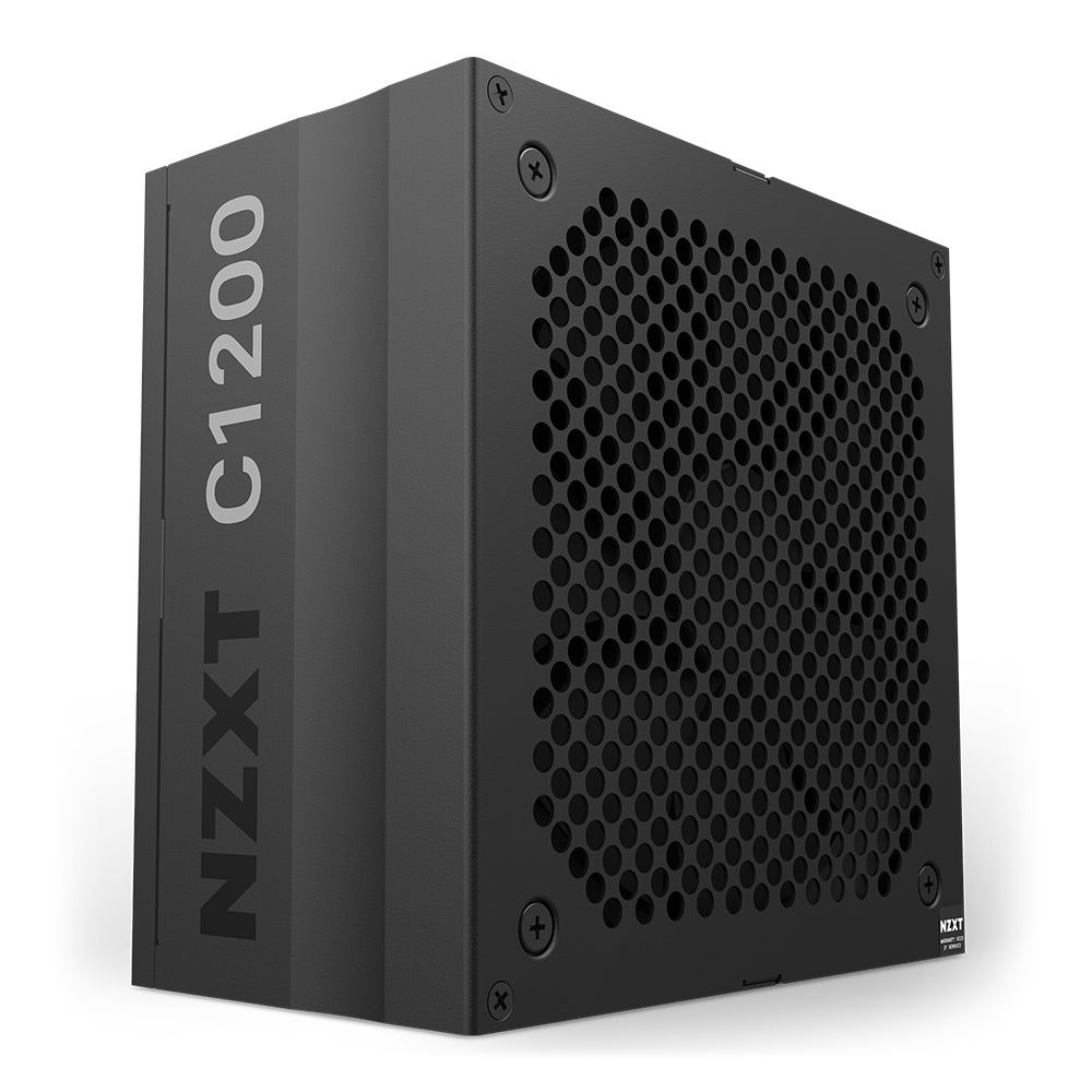 NZXT NZXT [NZXT 공인 판매처] C1200 Gold ATX 3.0 80플러스 골드 풀모듈러 파워 서플라이, 블랙