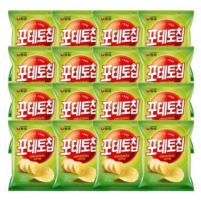 [롯데온] 농심 포테토칩 16봉세트 (13,890원/무료)
