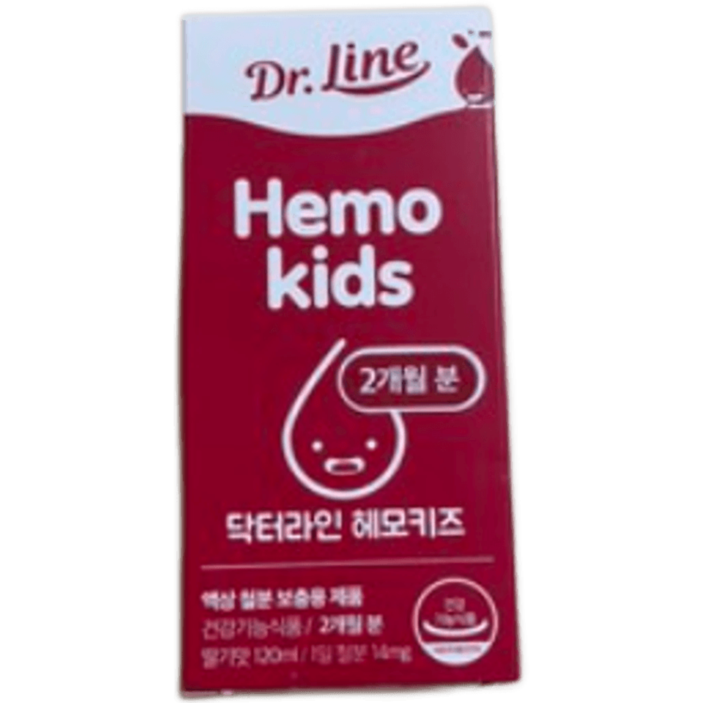 닥터라인 헤모키즈 맛있는 딸기맛 유아철분제 120ml 1개