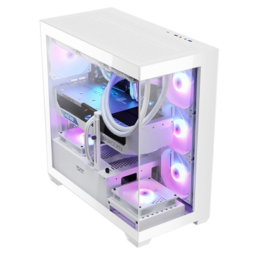 [오늘출발] 다크플래쉬 darkFlash DS900 ARGB 강화유리 (화이트)