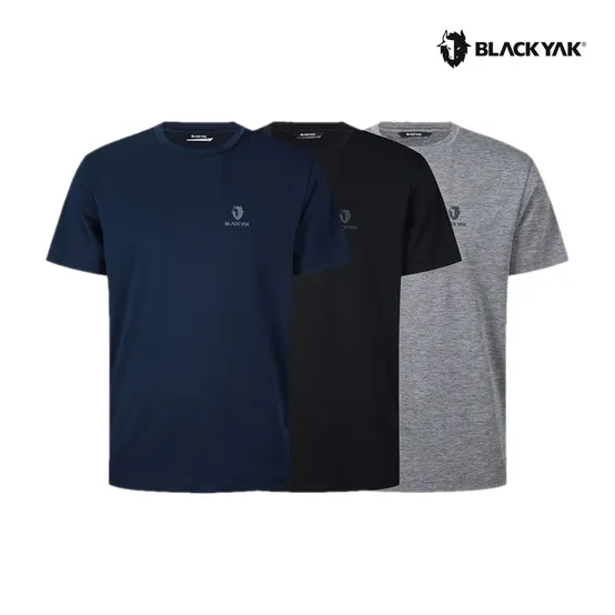남녀 공용 라운드 반팔티 3PACK 라운드 티셔츠 1BYRTXU901