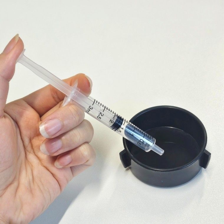 플라스틱 주사기 3ml 레진 공예 파충류 피딩 강아지 고양이 약 투약기