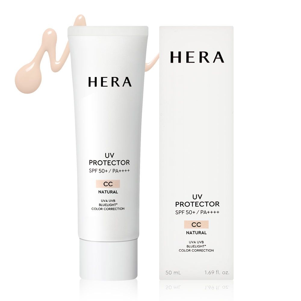 헤라 UV 프로텍터 CC 50ml 씨씨 톤업크림 커버력 좋은 광채 NEW SPF50+