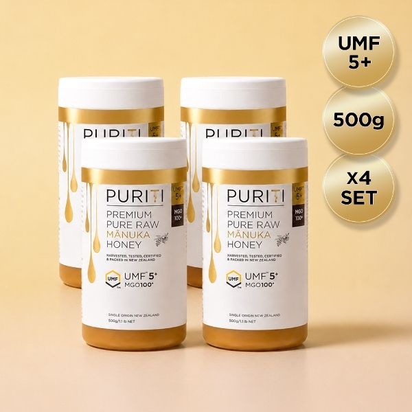 PURITI 퓨리티 UMF5+ MGO100 마누카꿀 500g x 4s...