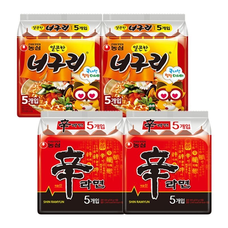 농심 신라면 10개 + 너구리 10개e[35936442]