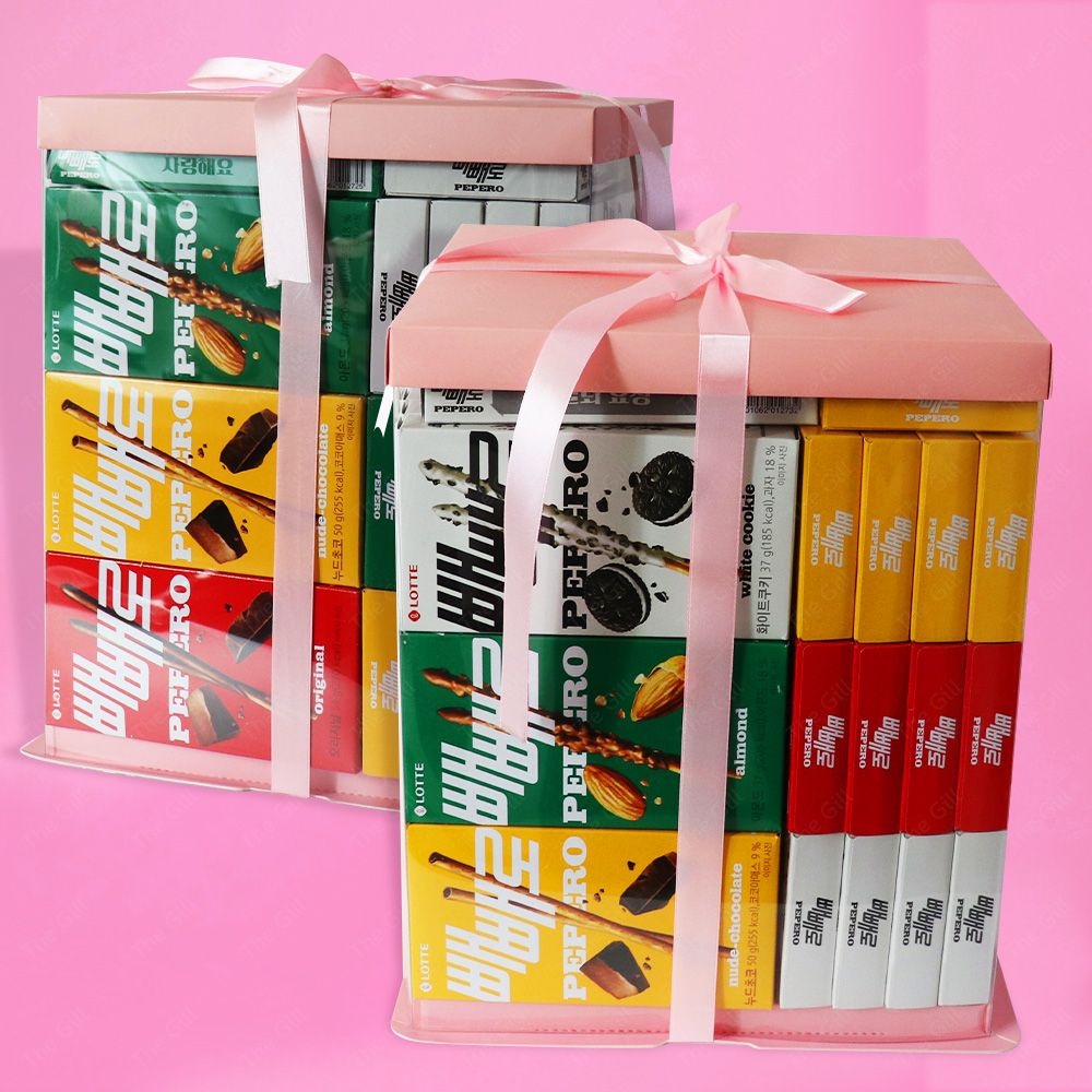 기프트센터 빼빼로데이/Q8KB_DIY 빼빼로리본2호 /행사,단체선물,답례품,어린이집,생일,이벤트,구디백,학교,학원