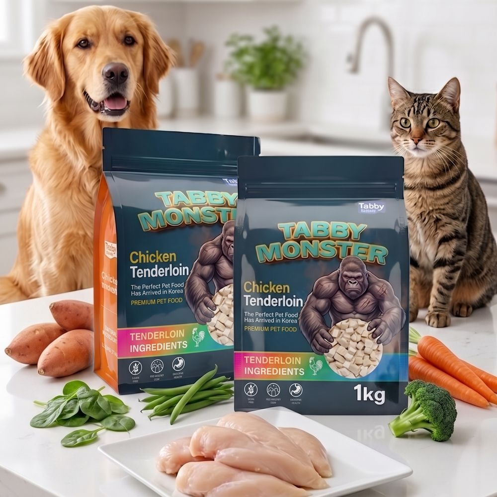 테비 킹콩 몬스터 동결건조간식(닭안심)1kg