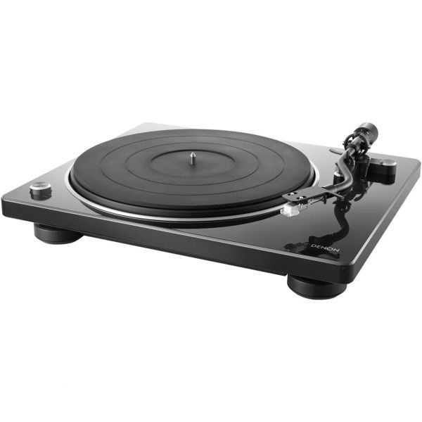 Denon [해외] 데논 DP 400 반자동 아날로그 턴테이블 속도 자동 센서 탑재 특수 설계된 곡선형 톤암 33 1 3 45 78 RPM 빈티지 지원 모