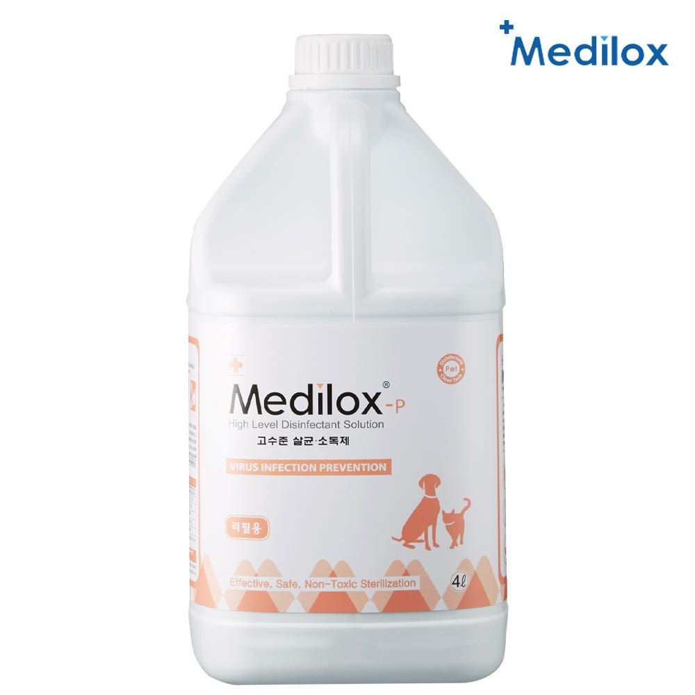 수산씨엠씨 메디록스 펫 강아지 저자극 살균소독제 4L